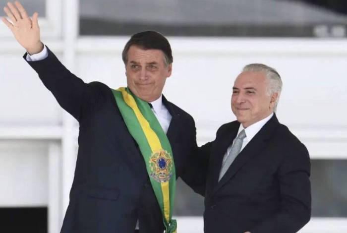 MIchel Temer e Jair Bolsonaro