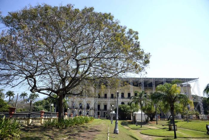 Museu Nacional na Quinta da Boa Vista, zona norte da cidade