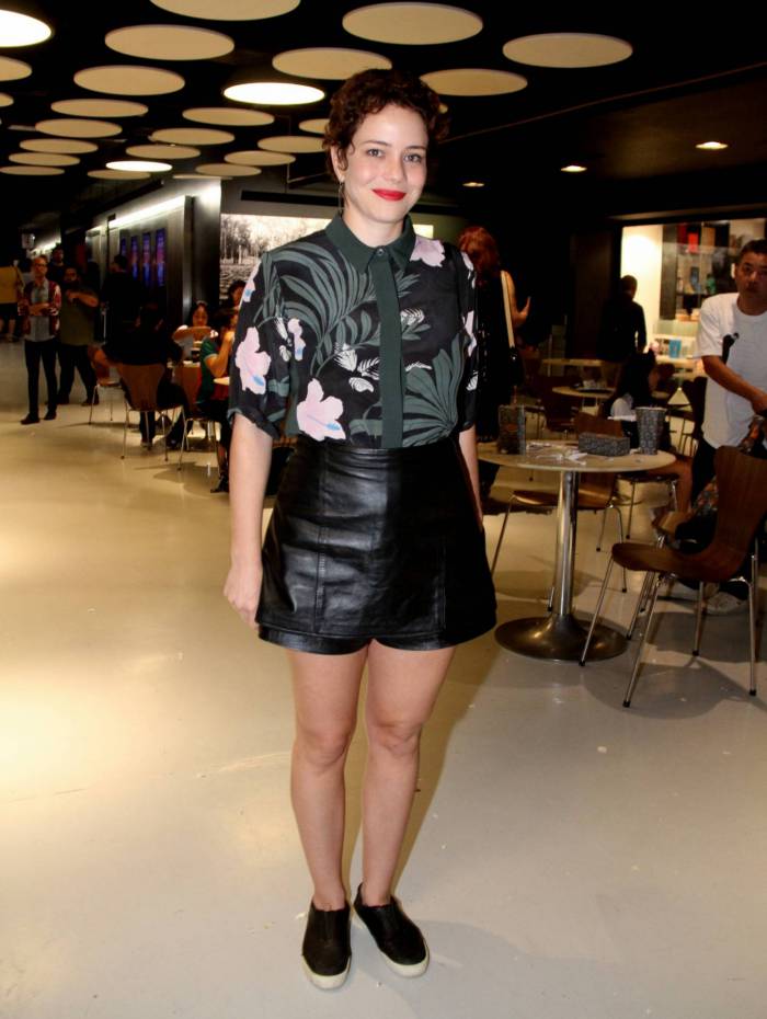 Pre estreia do filme divino amor com a Atriz Dira Paes no Cine Itau, na praia de Botafogo na Zona Sul do Rio de Janeiro, nesta terça-feira(25).