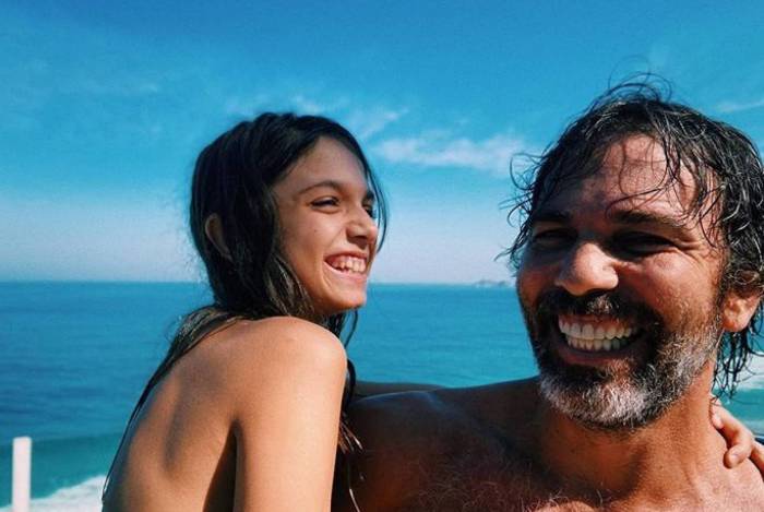 Marcelo Faria e a fiha