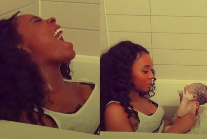 Legaci Allong fez o parto em casa
