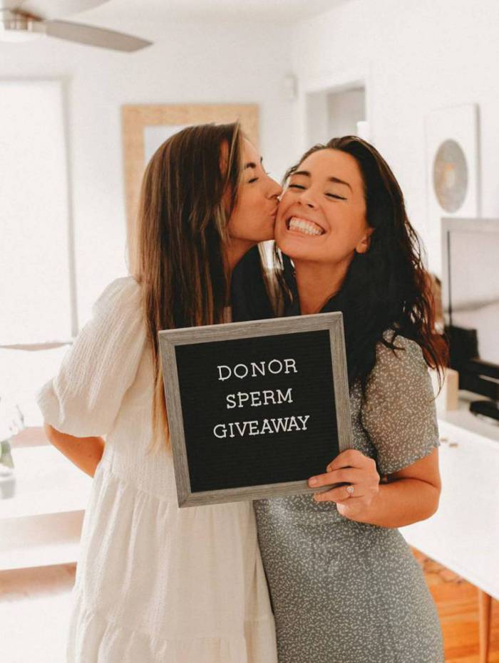 Influenciadoras fazem sorteio de doa&Atilde;&sect;&Atilde;&pound;o de esperma para fertiliza&Atilde;&sect;&Atilde;&pound;o in vitro