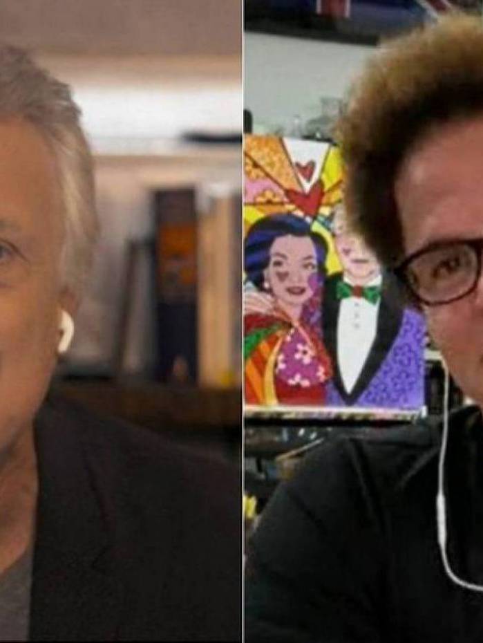 Pedro Bial e sua equipe foram ignorados por Romero Britto, que n&atilde;o quis falar de confus&atilde;o