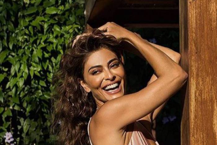 Juliana Paes arrasa com um modelo ousado de mai&ocirc; supercavado