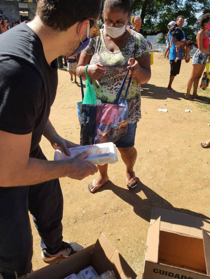 Ação do projeto 'Turano Contra o Coronavírus'