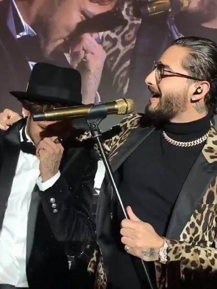 Neymar e Maluma - Reprodução / Instagram