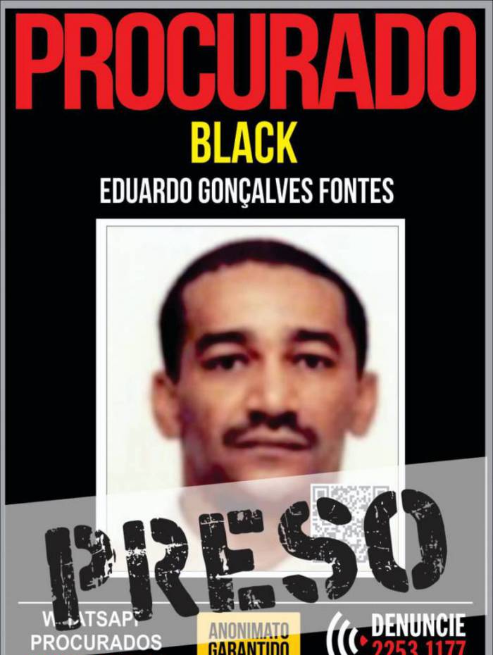 Eduardo Gonçalves Fontes, vulgo Black, de 59 anos