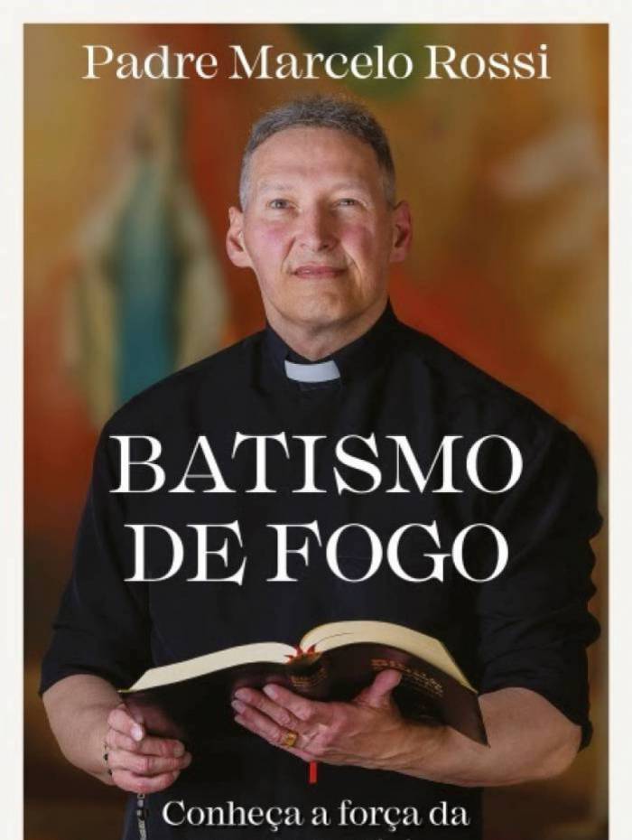 Novo livro do padre Marcelo Rossi, 'Batismo de Fogo', será lançado em setembro