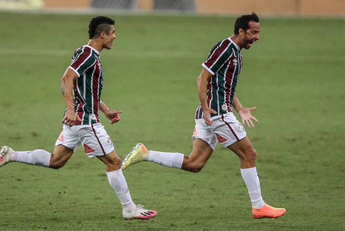 Rio de Janeiro - 25/08/2020 - Maracanã..Fluminense enfrenta o Figueirense esta noite no Maracanã pela 3ª fase jogo 2 da Copa do Brasil 2020..FOTOS: LUCAS MERÇON / FLUMINENSE F.C.....IMPORTANTE: Imagem destinada a uso institucional e divulgação, seu .uso comercial está vetado incondicionalmente por seu autor e o .Fluminense Football Club.É obrigatório mencionar o nome do autor ou .usar a imagem....IMPORTANT: Image intended for institutional use and distribution. .Commercial use is prohibited unconditionally by its author and .Fluminense Football Club. It is mandatory to mention the name of the .author or use the image....IMPORTANTE: Imágen para uso solamente institucional y distribuición. El .uso comercial es prohibido por su autor y por el Fluminense Football .Club. És mandatório mencionar el nombre del autor ao usar el imágen.