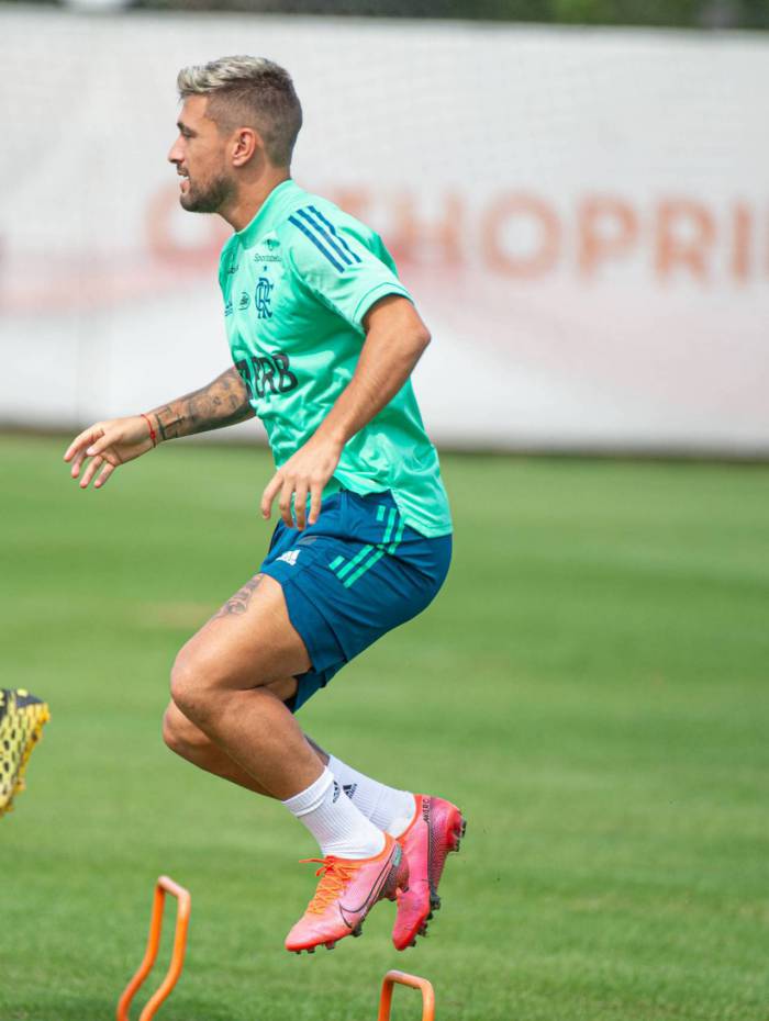 Arrascaeta. Foto: Alexandre Vidal / Flamengo