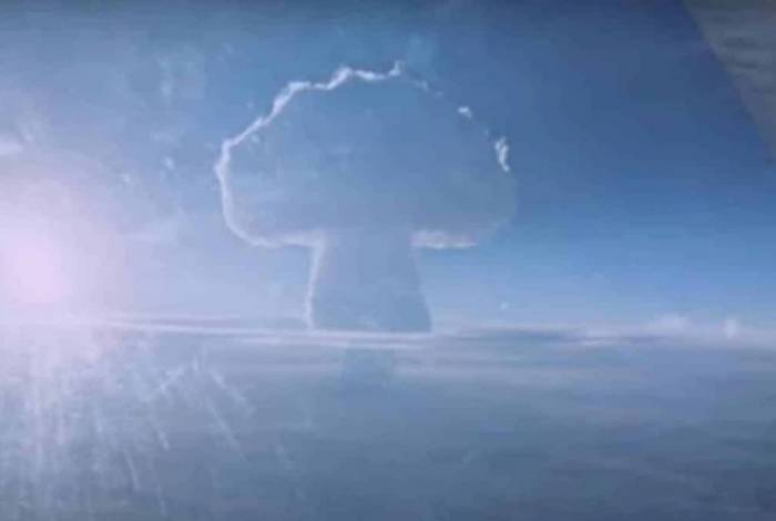 Rússia divulga vídeo com testes nucleares
