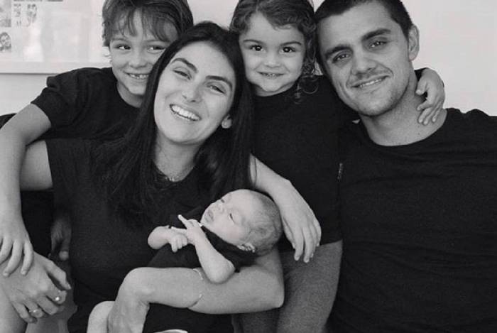 Mariana Uhlmann e sua família