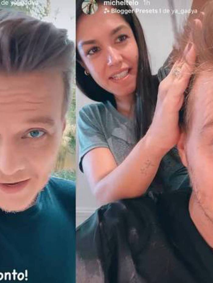 Thaís Fersoza corta cabelo de Michel Teló para volta do 'The Voice'