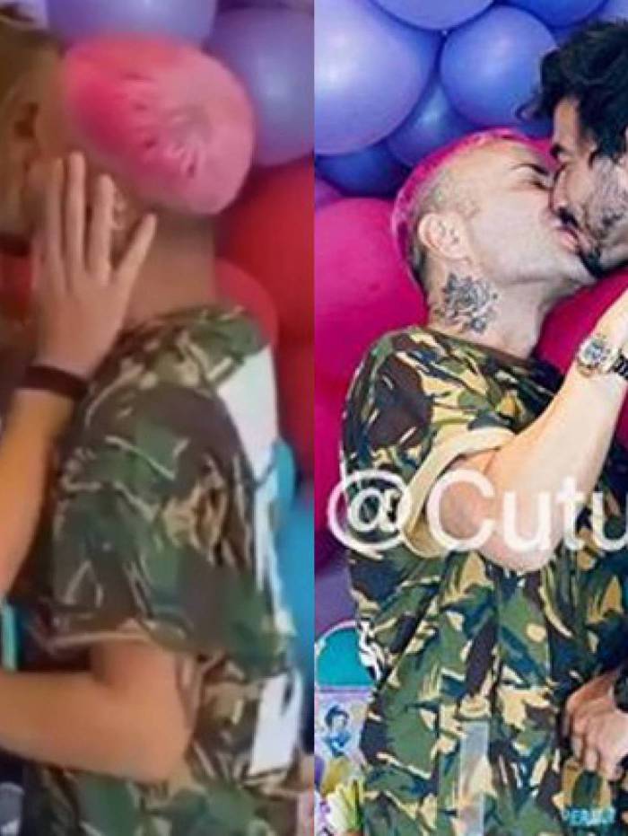 Matheus Mazzafera beija Daniel e Guilherme Napolitano