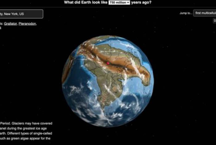 Onde a cidade de Nova York estava na Terra há 750 milhões de anos, de acordo com o mapa da Terra Antiga