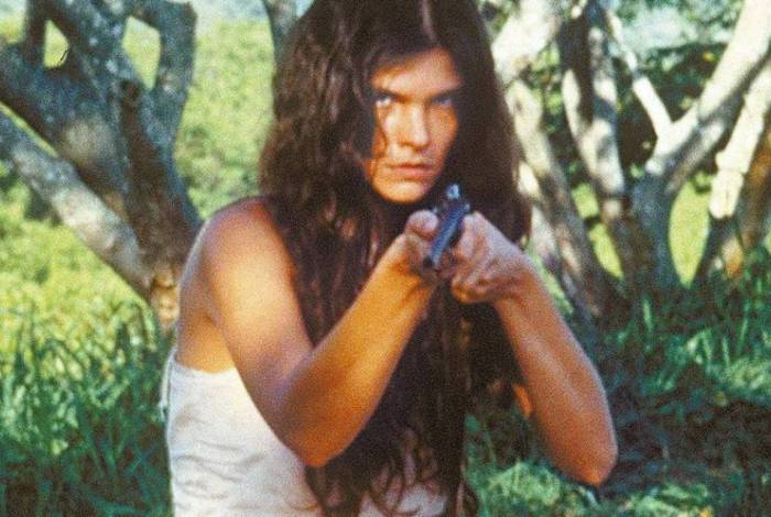 Juma (Cristiana Oliveira) em 'Pantanal', da extinta TV Manchete