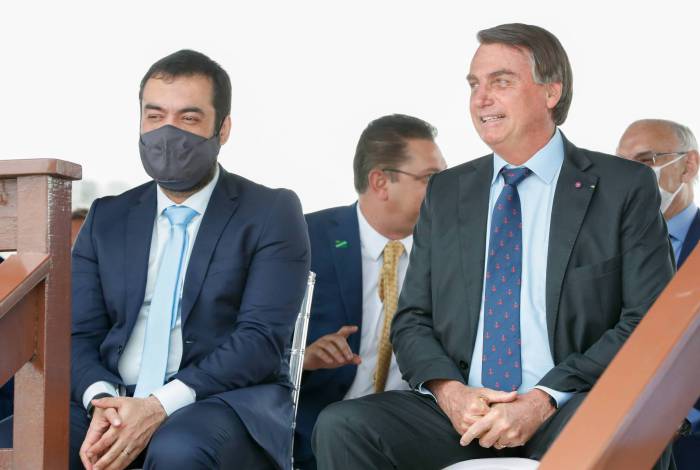 Nesses dias em Brasília, o governador em exercício, Cláudio Castro, selou proximidade com o presidente Jair Bolsonaro 