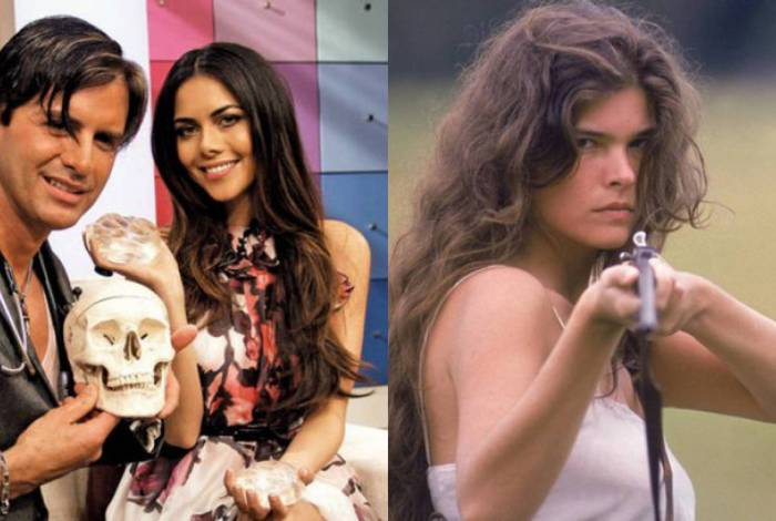 Daniela Albuquerque apresentava o programa 