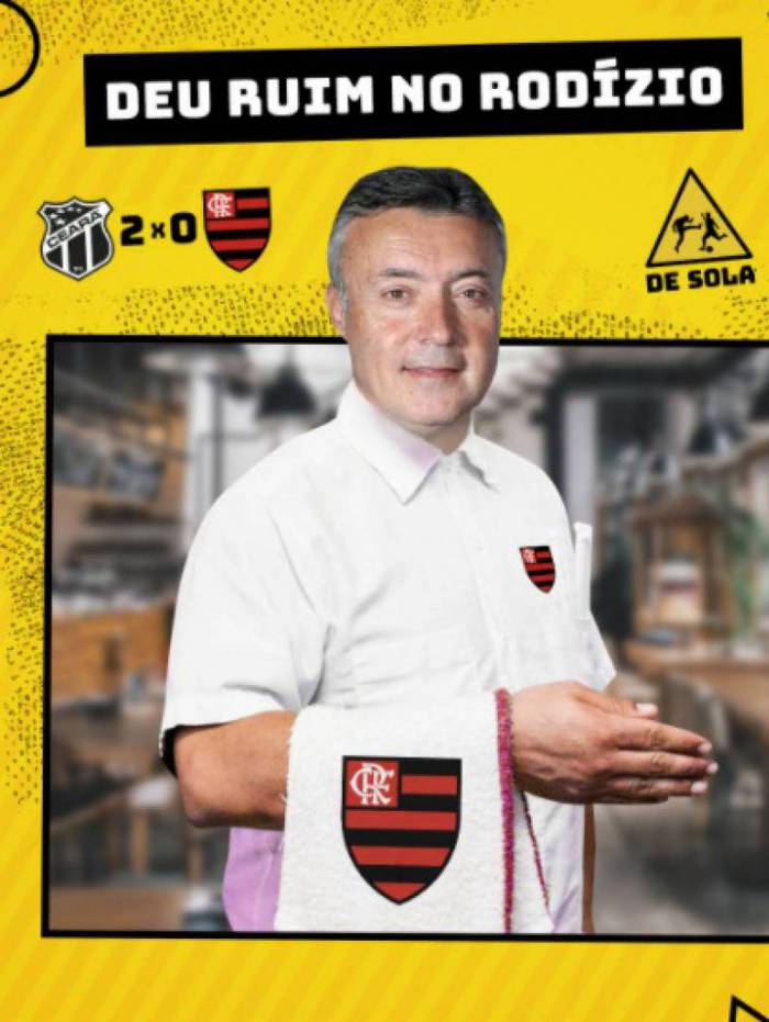 Memes: Flamengo foi derrotado pelo Ceará