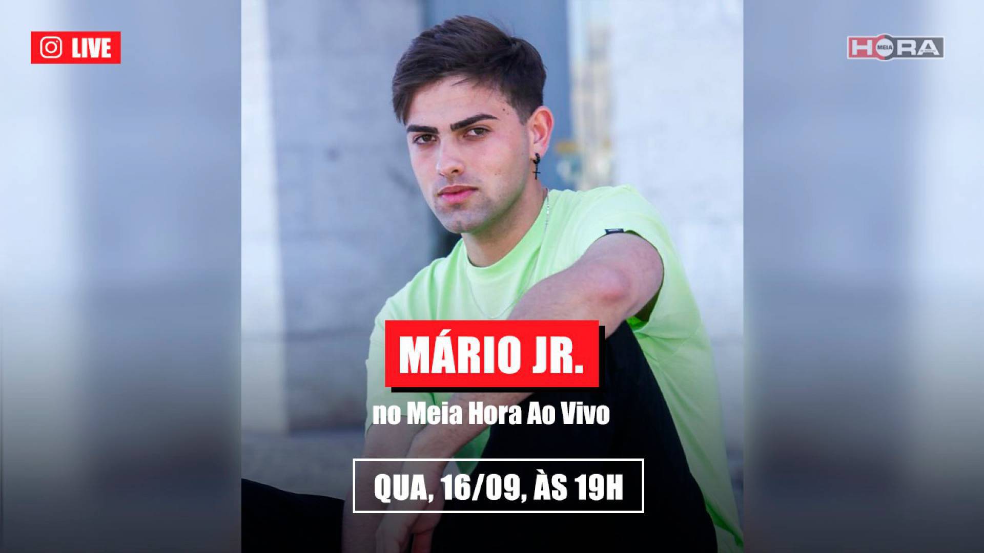 Mário Júnior, fenômeno do Tiktok, é o entrevistado da live do MH desta quarta, 16