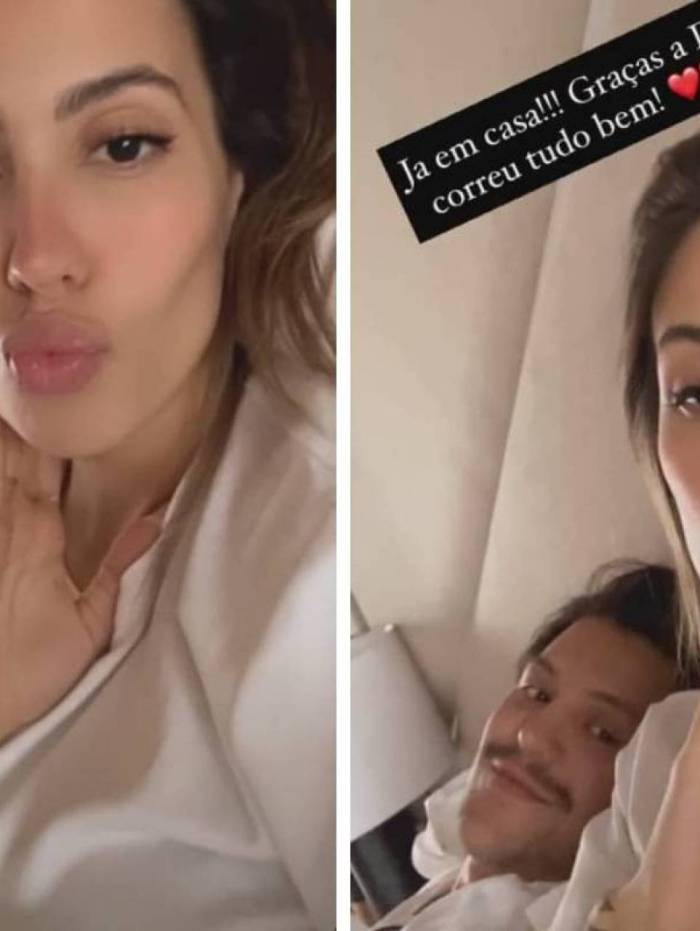 Gabi Brandt posta foto de Saulo em casa ap&oacute;s cirurgia