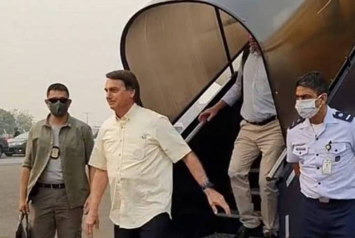 O presidente Jair Bolsonaro está em Mato Grosso