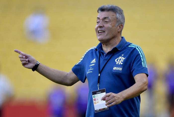 O técnico Domènec Torrent, do Flamengo