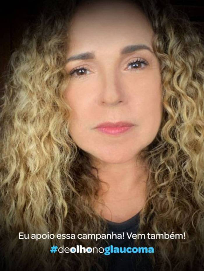 Daniela Mercury é embaixadora de campanha de conscientização sobre glaucoma