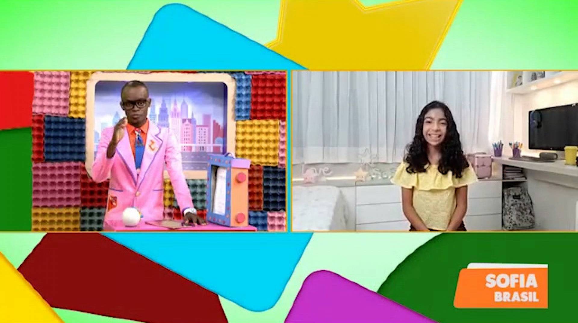 Revelação mirim, atriz Sofia Vallyn é destaque nas redes sociais e na TV angolana