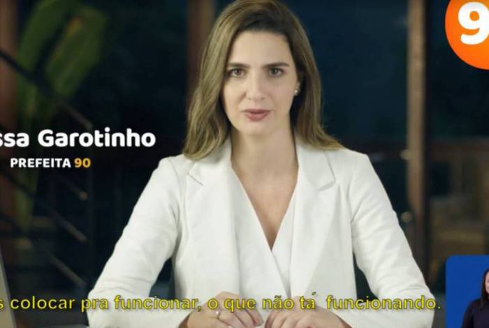 Clarrisa Garotinho estreou no horário eleitoral reforçando seu bordão de campanha