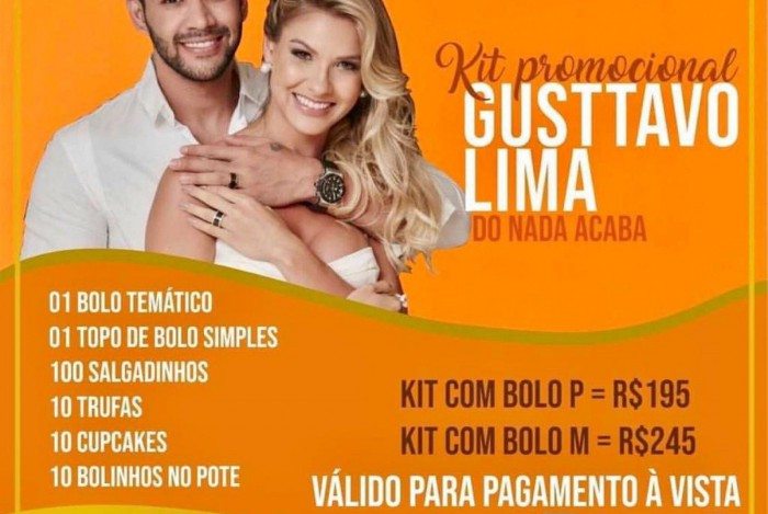 Doceria lança promoção usando como gancho o fim do casamento de Gusttavo Lima