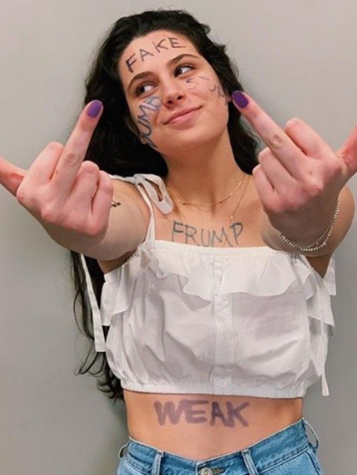 Sophia Raia em projeto escolar