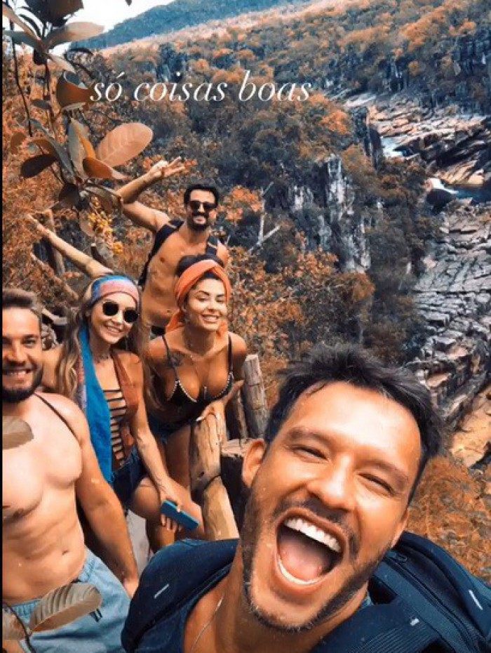 Aline Riscado e Nando Reis na Chapada dos Veadeiros