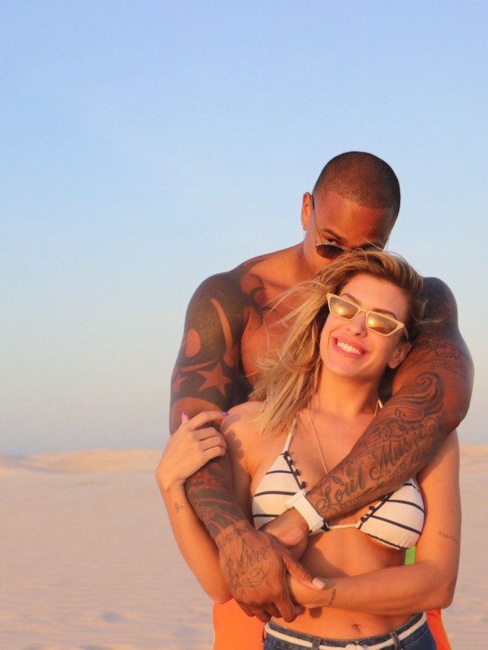 L&eacute;o Santana e Lorena Improta