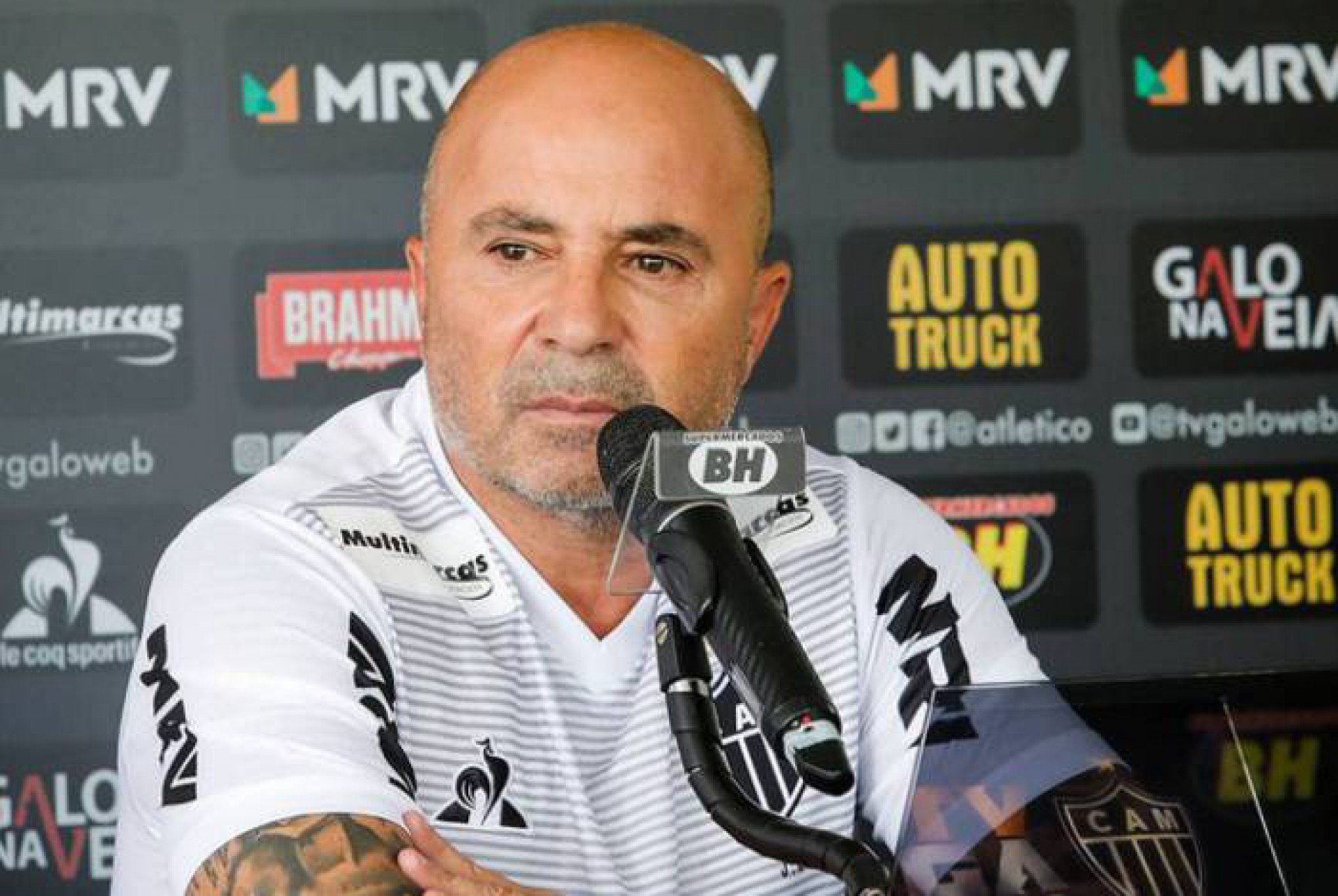 Incomodado com protestos, Sampaoli avalia deixar o Atlético Mineiro