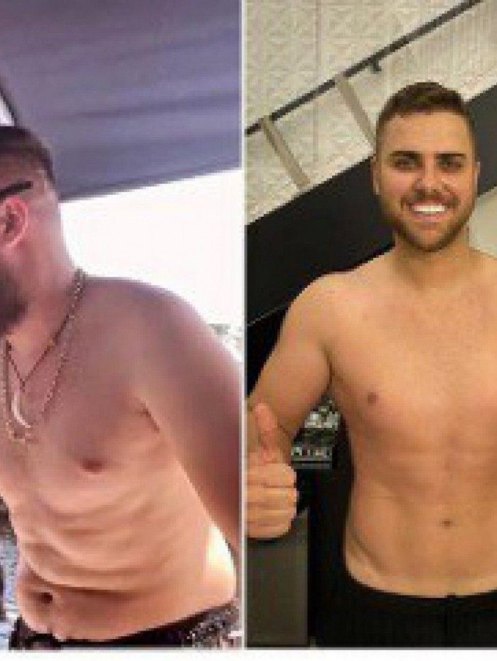 Ze Neto publica antes e depois