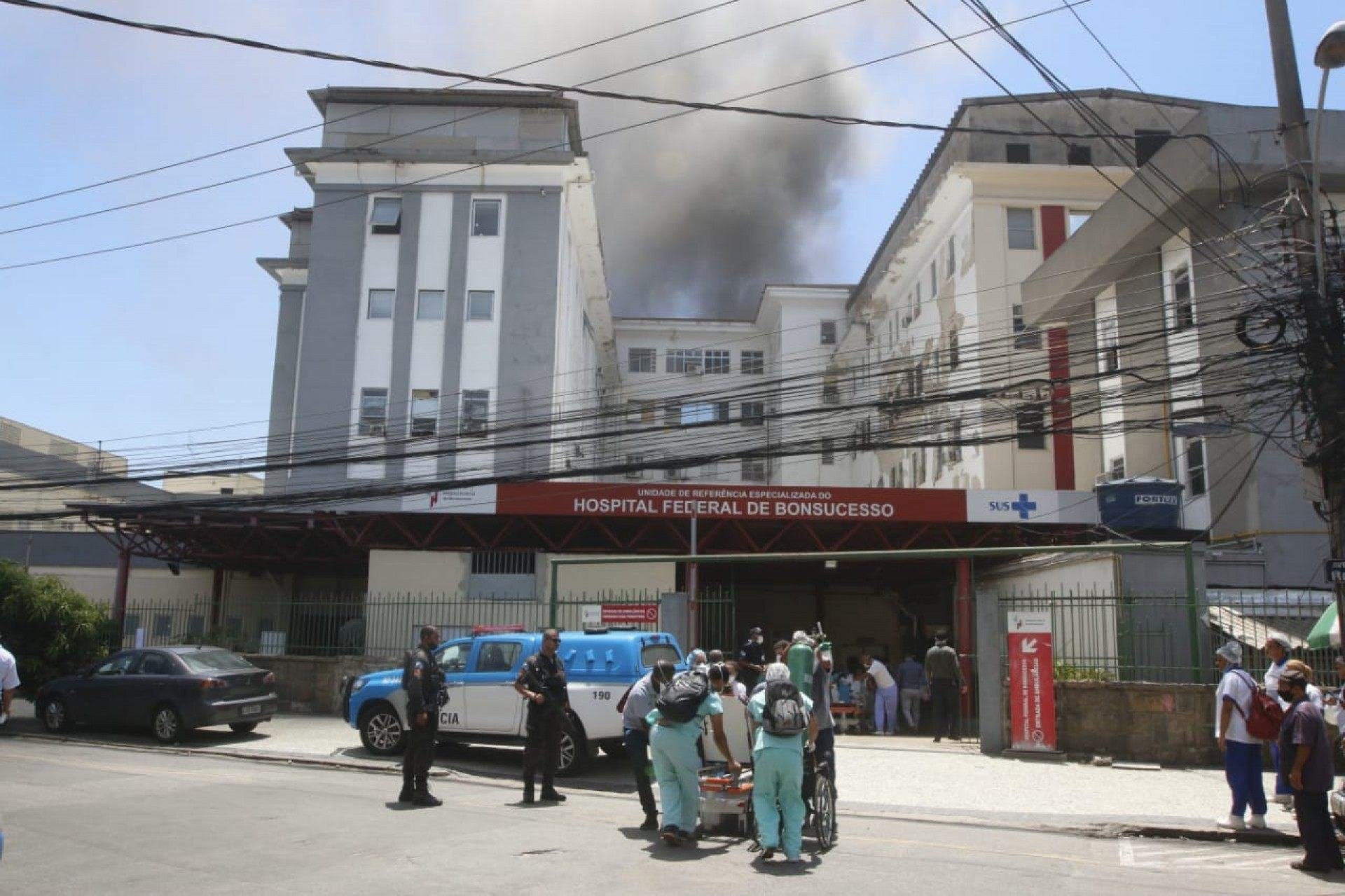 Incêndio atinge o Hospital Federal de Bonsucesso
 - Reginaldo Pimenta / Agência O Dia