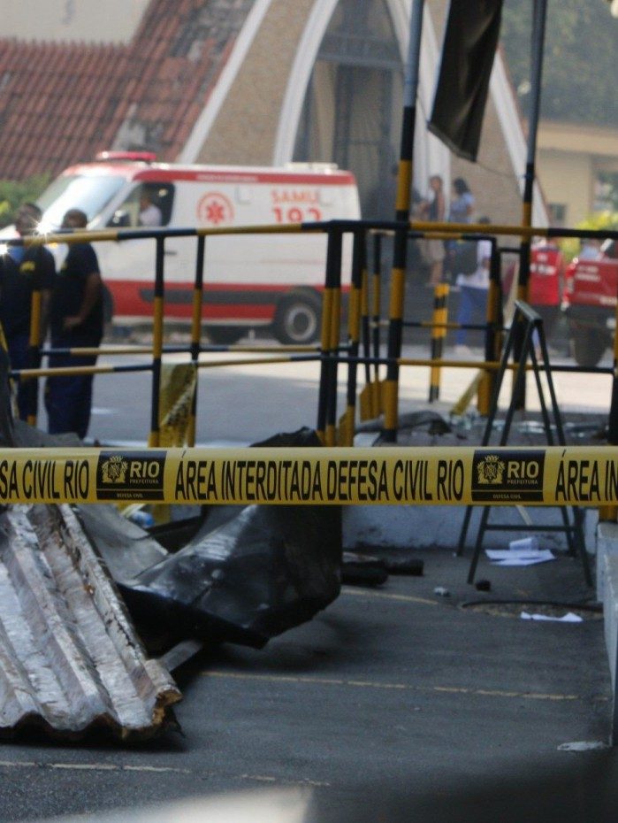 Rio de Janeiro - RJ - 28/10/2020 - Geral - Hospital Federal de Bonsucesso, na Zona Norte do Rio, um dia apos ser atingido por incendio na manha de terça-feira - Foto Reginaldo Pimenta / Agencia O Dia