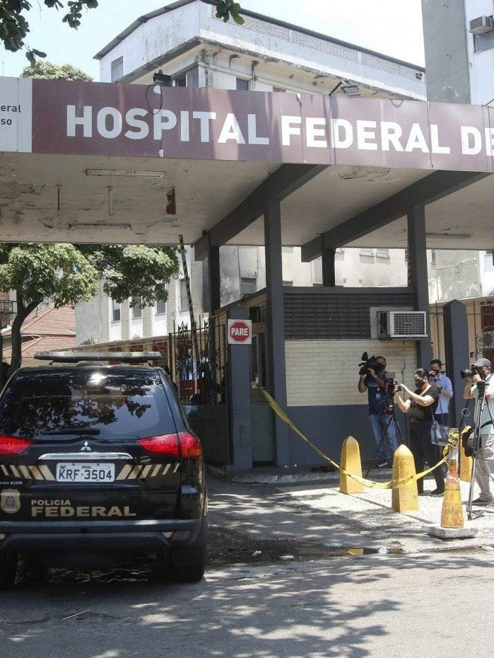 Rio de Janeiro - RJ - 28/10/2020 - Geral - Hospital Federal de Bonsucesso, na Zona Norte do Rio, um dia apos ser atingido por incendio na manha de terça-feira - Foto Reginaldo Pimenta / Agencia O Dia