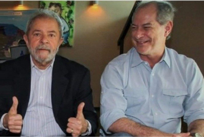 Ex-presidente Lula e ex-ministro Ciro Gomes