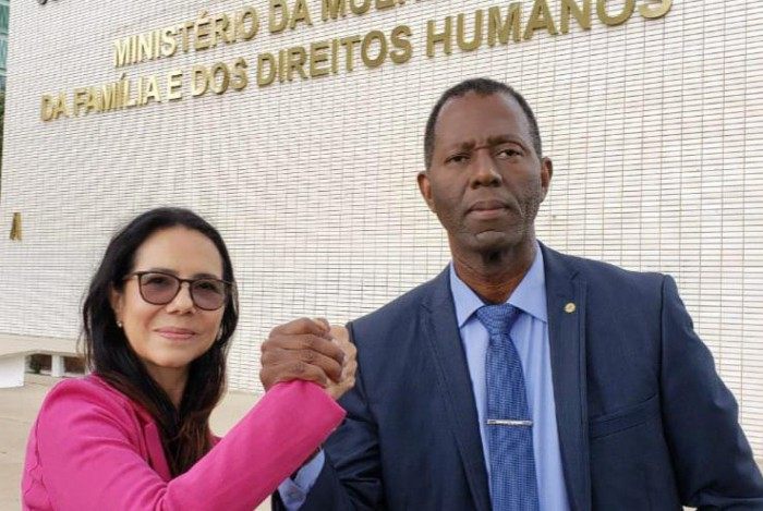 Durante agenda semanal, os candidatos realizaram uma rápida viagem a Brasília, onde se reuniram com o vice-presidente da República, Hamilton Mourão, e também foram recebidos no Ministério da Mulher, Família e Direitos Humanos