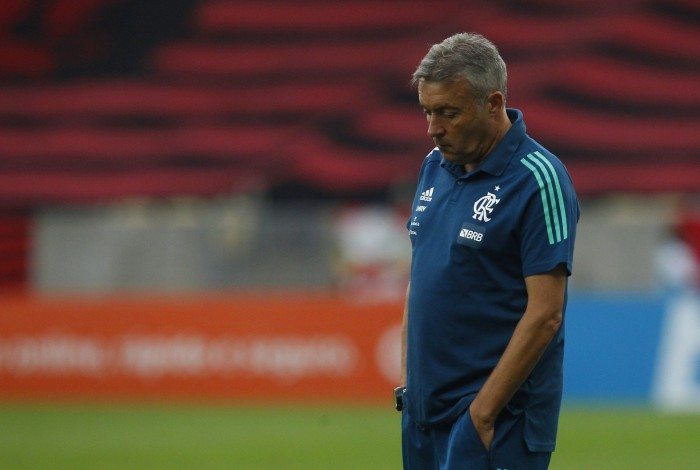 Rio de Janeiro - 01/11/2020 - Domènec Torrent do Flamengo durante partida contra a equipe do São Paulo no estadio do Maracana valido pelo Campeonato Brasileiro 2020. Foto: Luciano Belford/agencia O Dia
