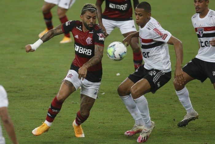 Futebol - Copa do Brasil 2020 - Partida valida pelas quartas de final - Flamengo x Sao Paulo -  Estadio Maracana, Maracana, zona norte do Rio -  Foto Reginaldo Pimenta / O Dia