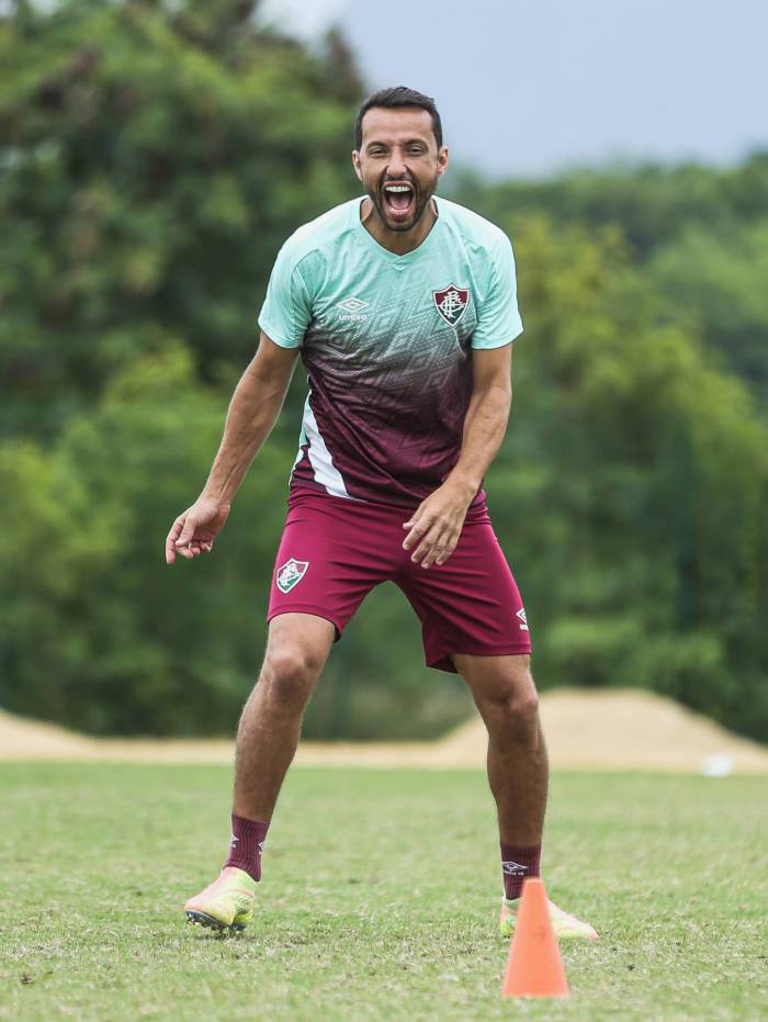 Nenê - Fluminense treina esta manhã no CT Carlos Castilho