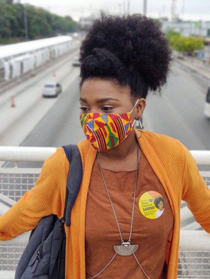 a vereadora THAIS DE SOUZA FERREIRA, do Psol 