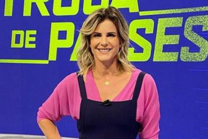 Jana&iacute;na Xavier, apresentadora do SporTV