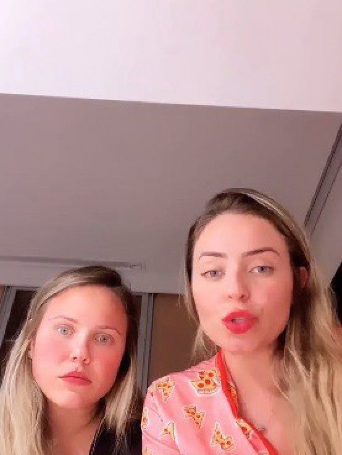 paula von sperling e monica - Reprodução