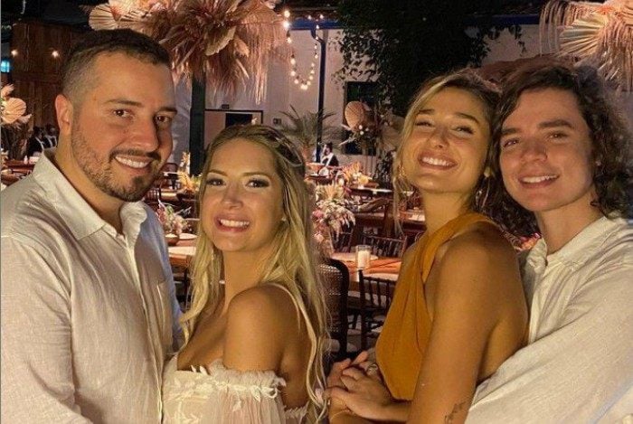 Isaias Saad, Vitória Eisfeld, João Figueiredo e Sasha 