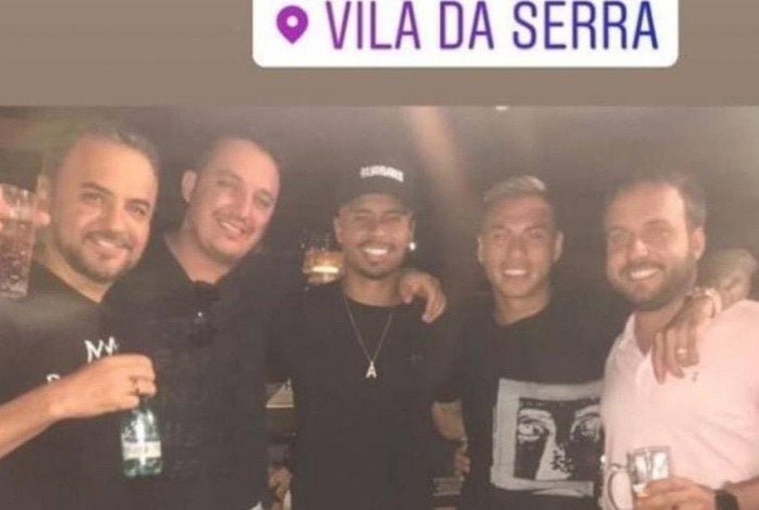 Allan e Vargas curtem evento em Belo Horizonte