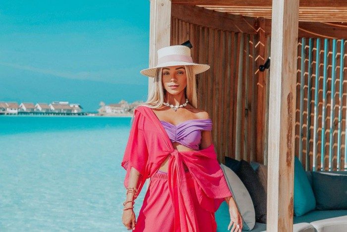 Brunna Gonçalves nas Ilhas Maldivas